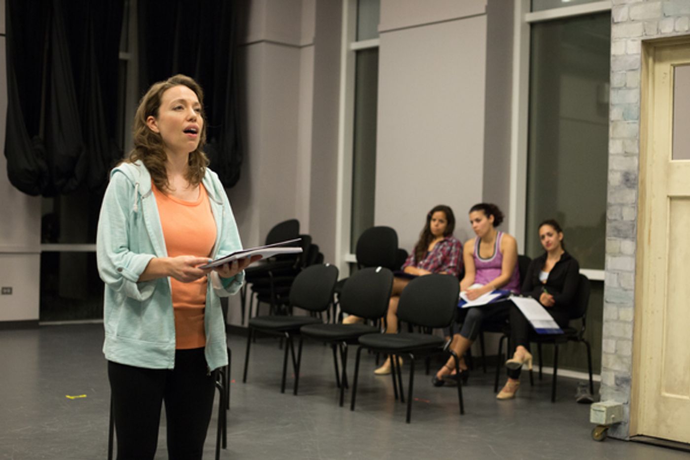 Photo Flash: In Rehearsal for Brown Paper Box Co.'s THEY'RE PLAYING OUR SONG  Image