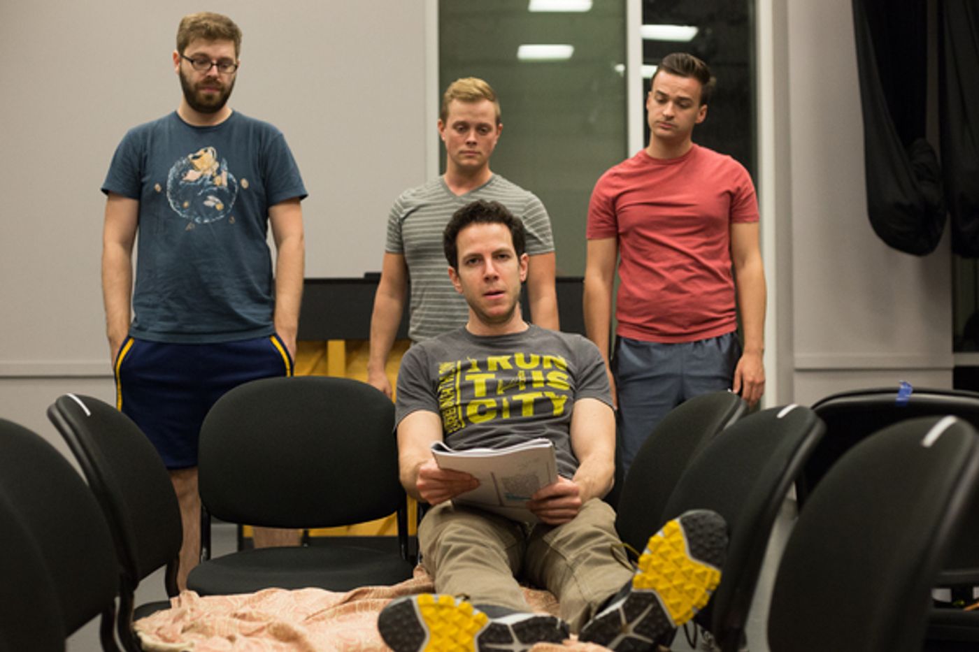 Photo Flash: In Rehearsal for Brown Paper Box Co.'s THEY'RE PLAYING OUR SONG  Image