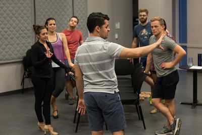 Daniel Spagnuolo and the cast Photo