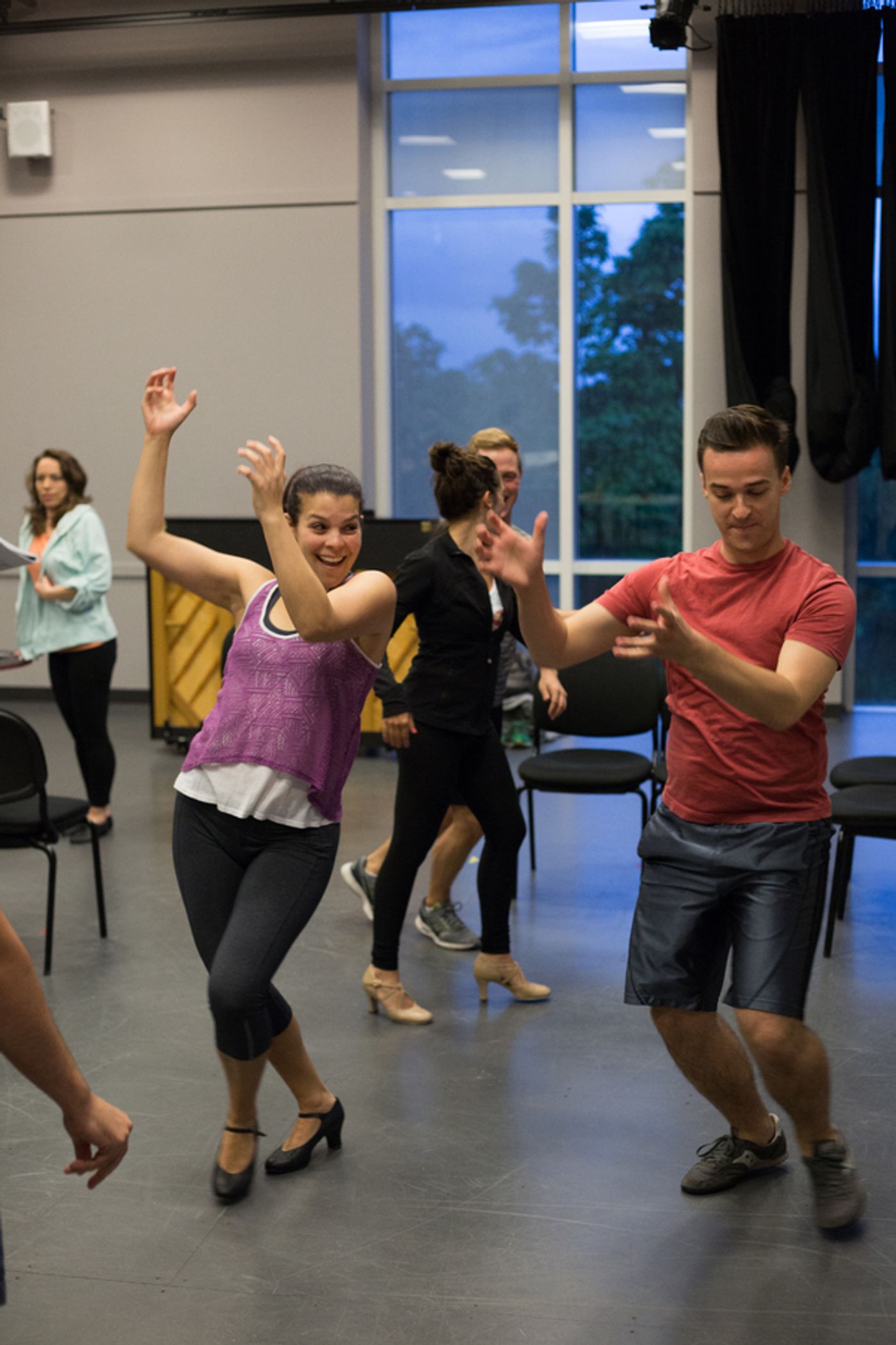 Photo Flash: In Rehearsal for Brown Paper Box Co.'s THEY'RE PLAYING OUR SONG  Image
