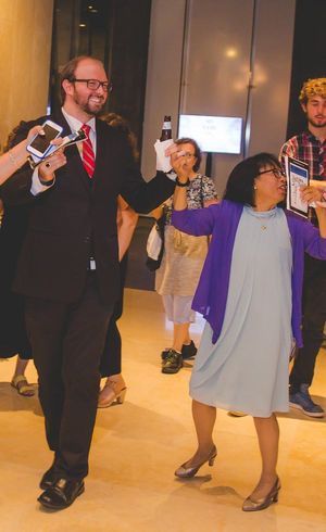 Christopher Massimine and Baayork Lee @ BroadwayWorld Christopher Massimine and Baayork Lee Photo