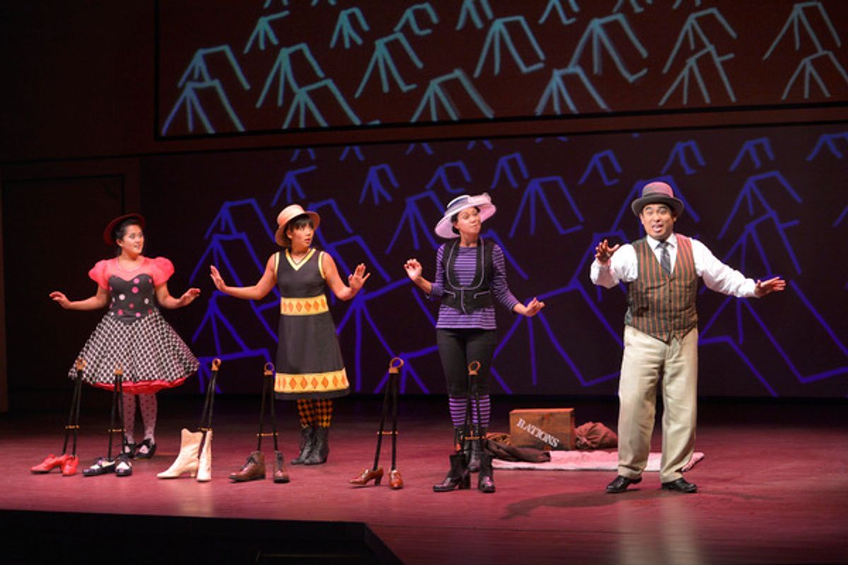 Phil Wong. Catherine Gloria, Lindsay Hirata, and Rinabeth Apostol at 