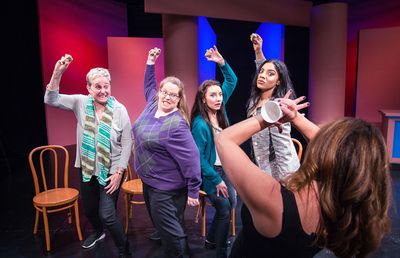 Beth Robbins, Lane Allison, Kiley Eberhardt,
Emily TuÃ±on and Tisha Terrasini Banke Photo