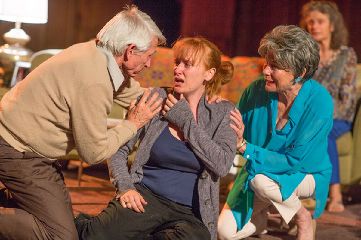 Mark Bramhall, Willow Geer,
Ellen Geer, Melora Marshall
Photo by Miriam Geer at 