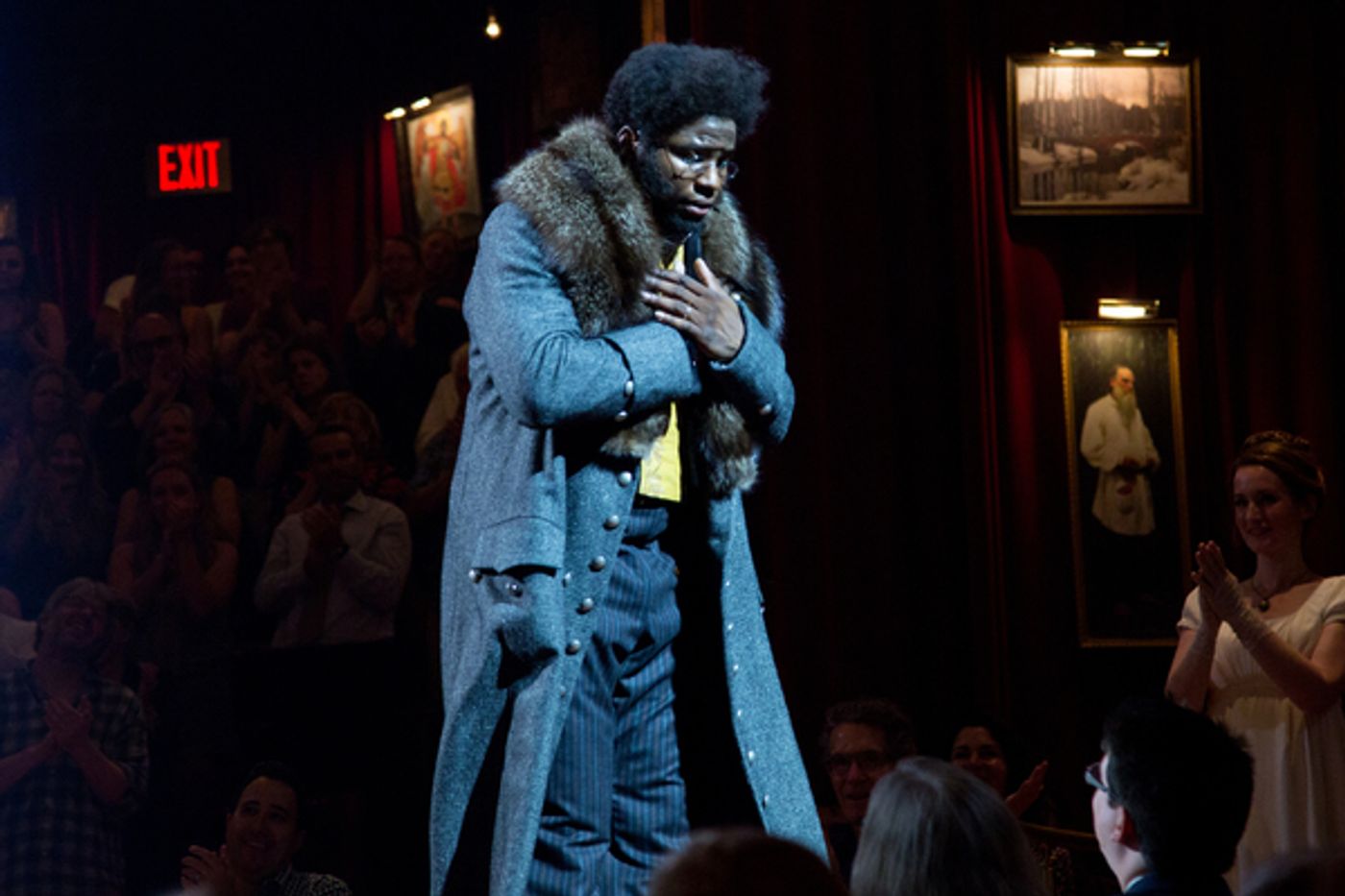 Photo Coverage: Okieriete 'Oak' Onaodowan Takes First Bows in THE GREAT COMET!  Image