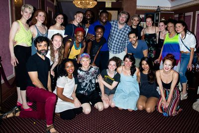 The cast of THE GREAT COMET with Phillipa Soo Photo