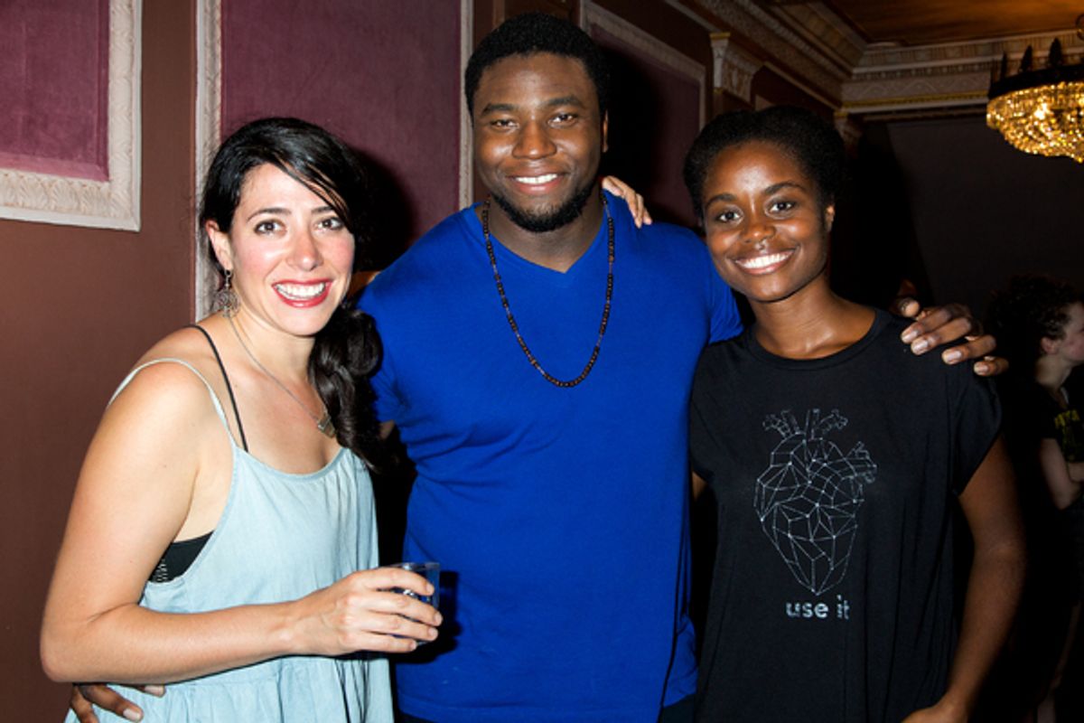 Rachel Chavkin, Okieriete Onaodowan, Denee Benton at 