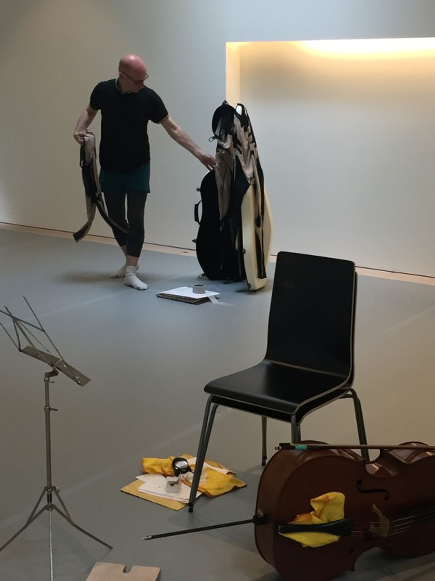 Photo Flash: Rehearsals Begin at Studio Wayne McGregor, Matthew Hawkins and Red Note Ensemble's VESALII ICONES  Image