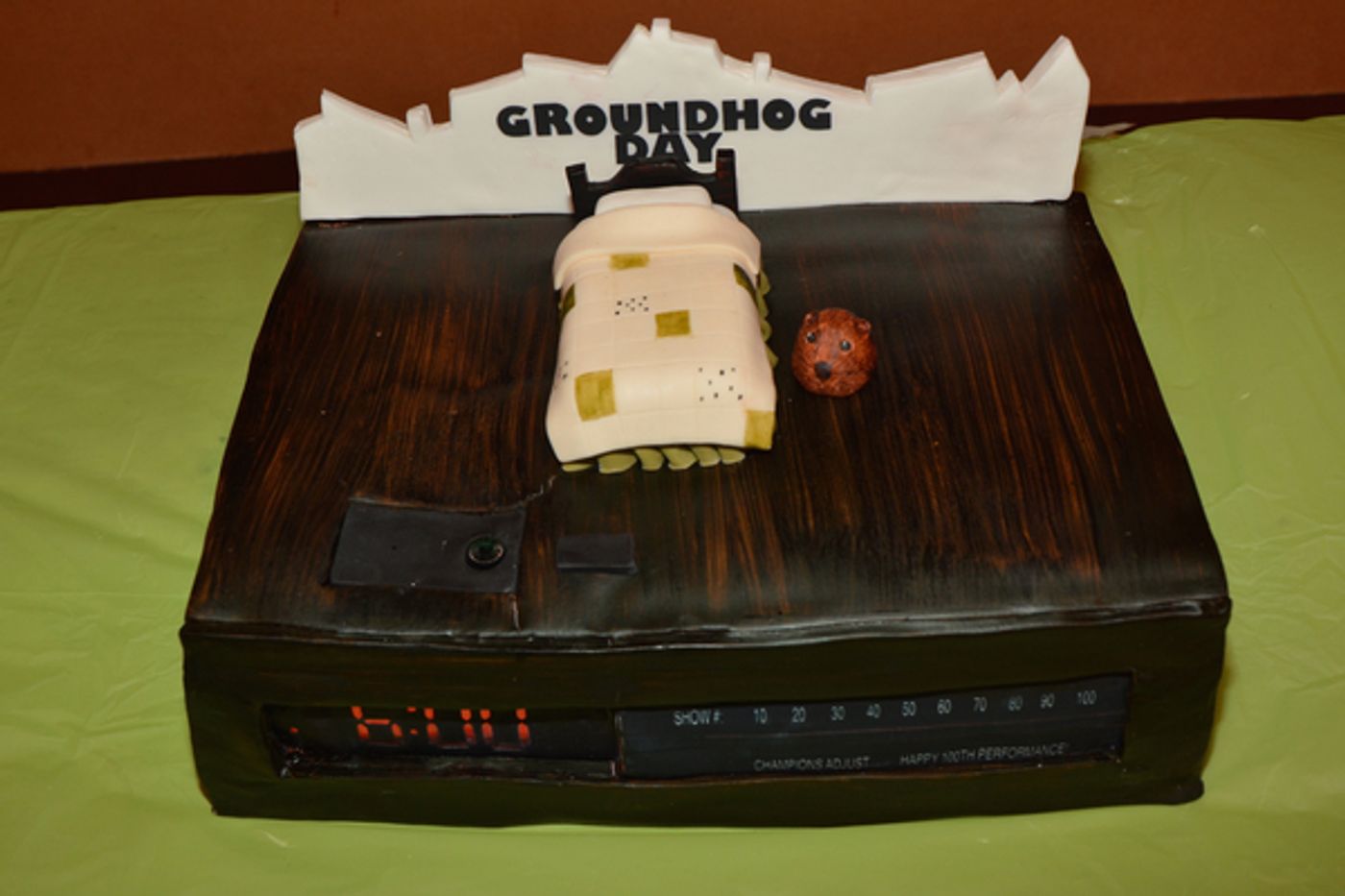 Photo Coverage: It's Blue Skies for GROUNDHOG DAY on Its 100th Broadway Performance  Image