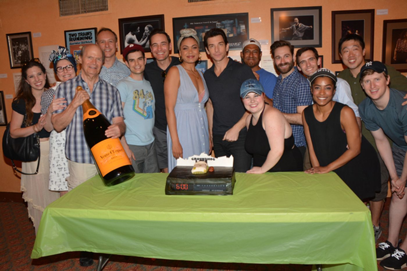 Photo Coverage: It's Blue Skies for GROUNDHOG DAY on Its 100th Broadway Performance  Image