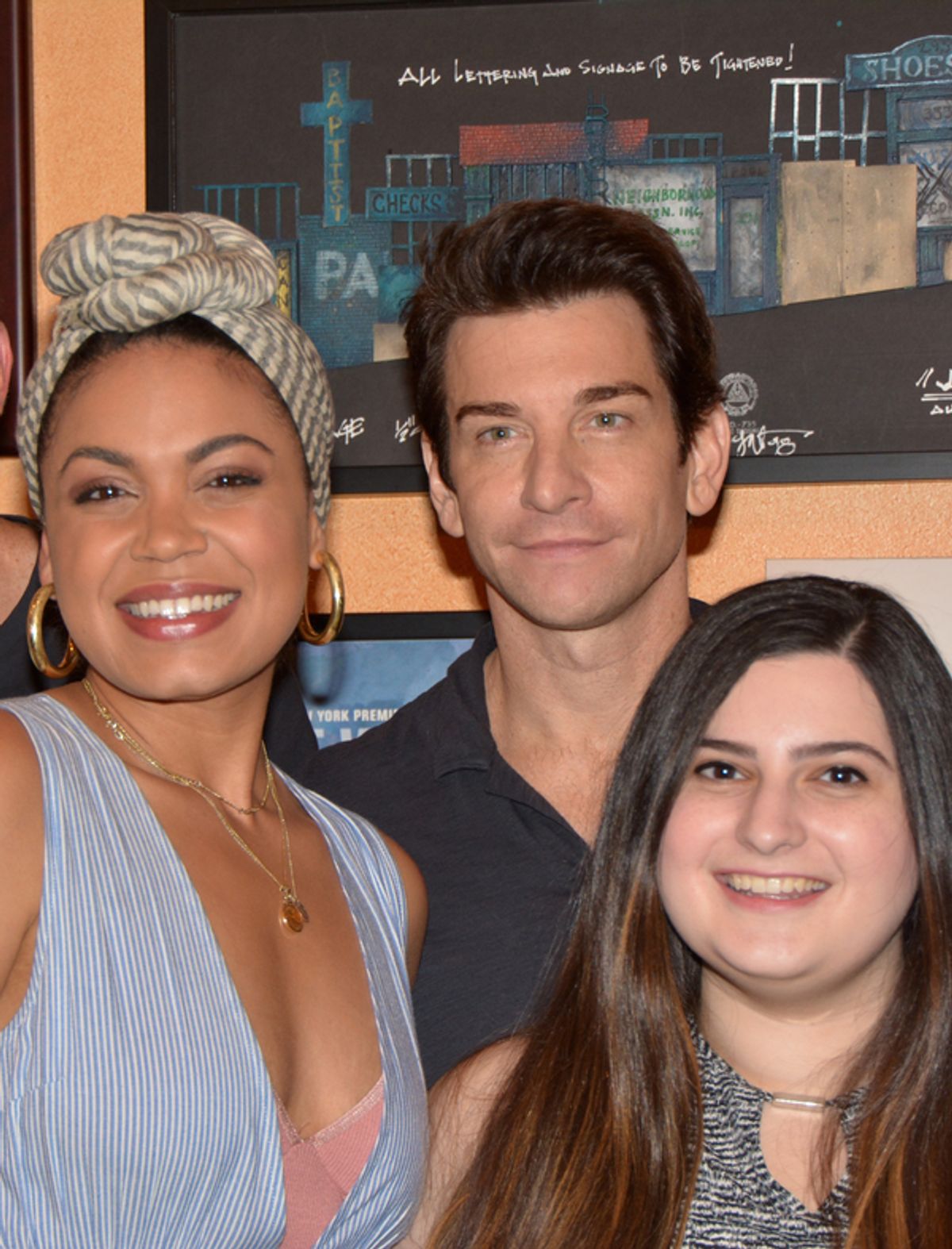 Barrett Doss and Andy Karl, Dina Jawetz at 