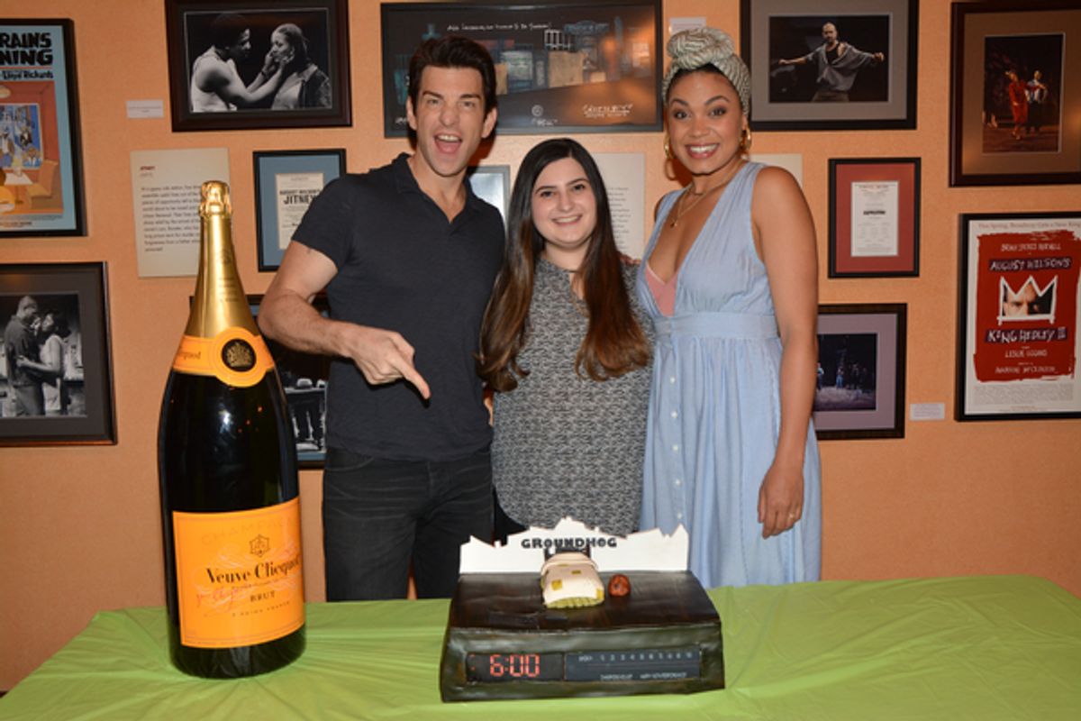 Andy Karl and Barrett Doss, Dina Jawetz at 