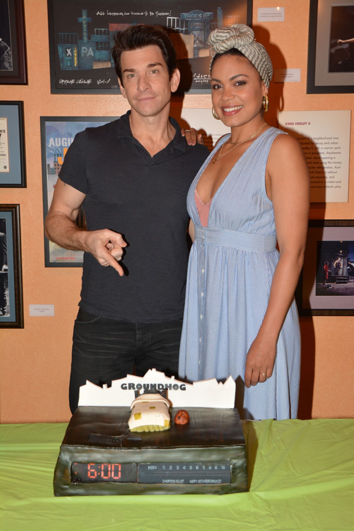 Andy Karl and Barrett Doss at 