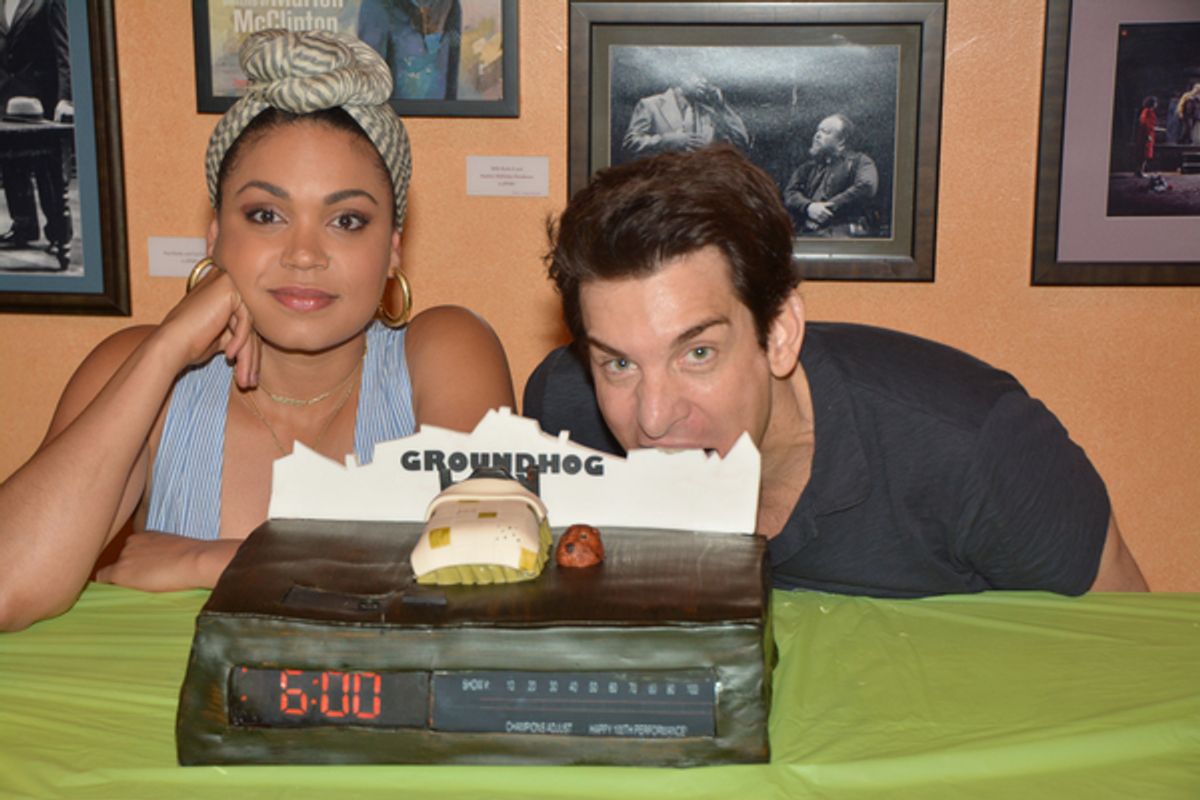 Barrett Doss and Andy Karl at 