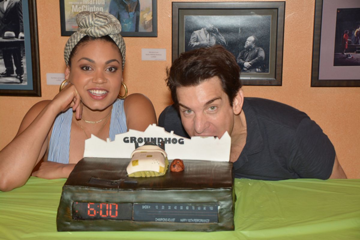 Barrett Doss and Andy Karl at 