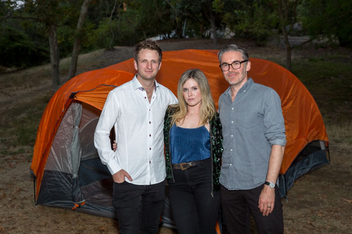 (L-R) KILLING GROUND cast members Aaron Glenane, Harriet Dyer and filmmaker Damien Power at 