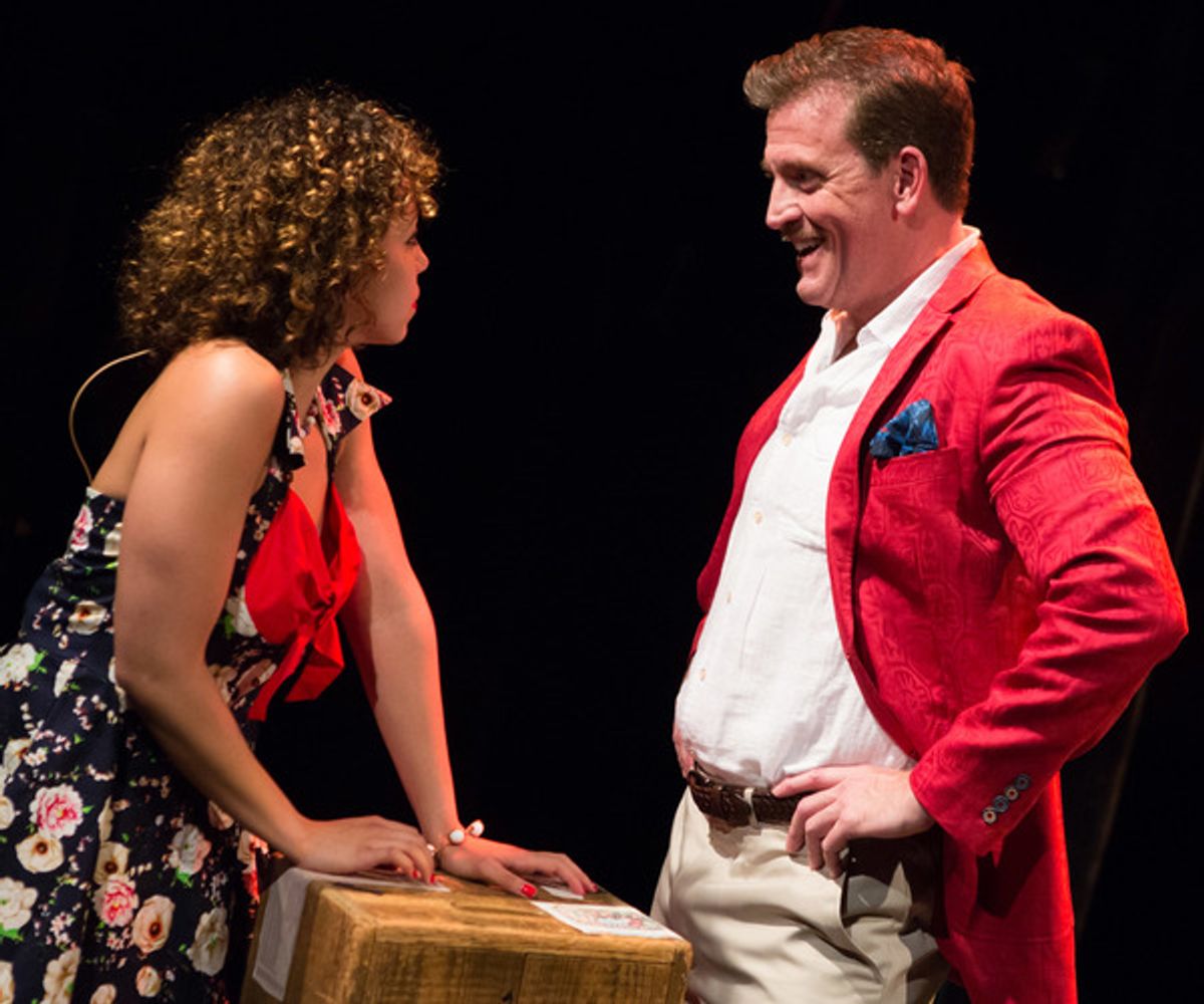 Claire Saunders and Jonathan Stewart at 