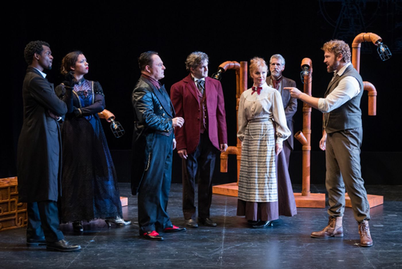 Photo Flash: It's Love in the Time of Dystopia! First Look at THE TIME MACHINE at NYMF  Image