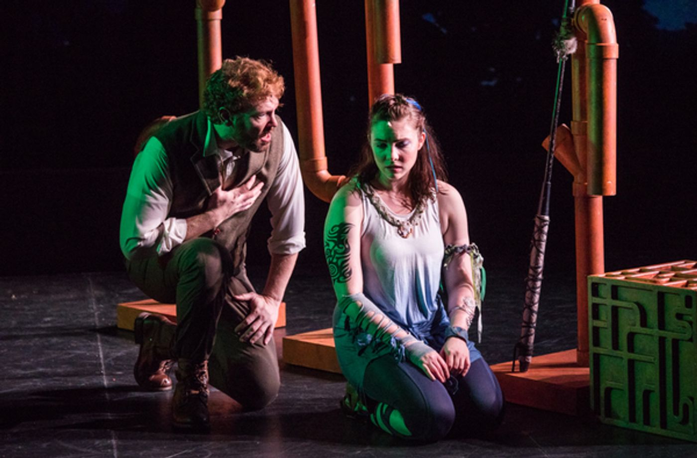 Photo Flash: It's Love in the Time of Dystopia! First Look at THE TIME MACHINE at NYMF  Image