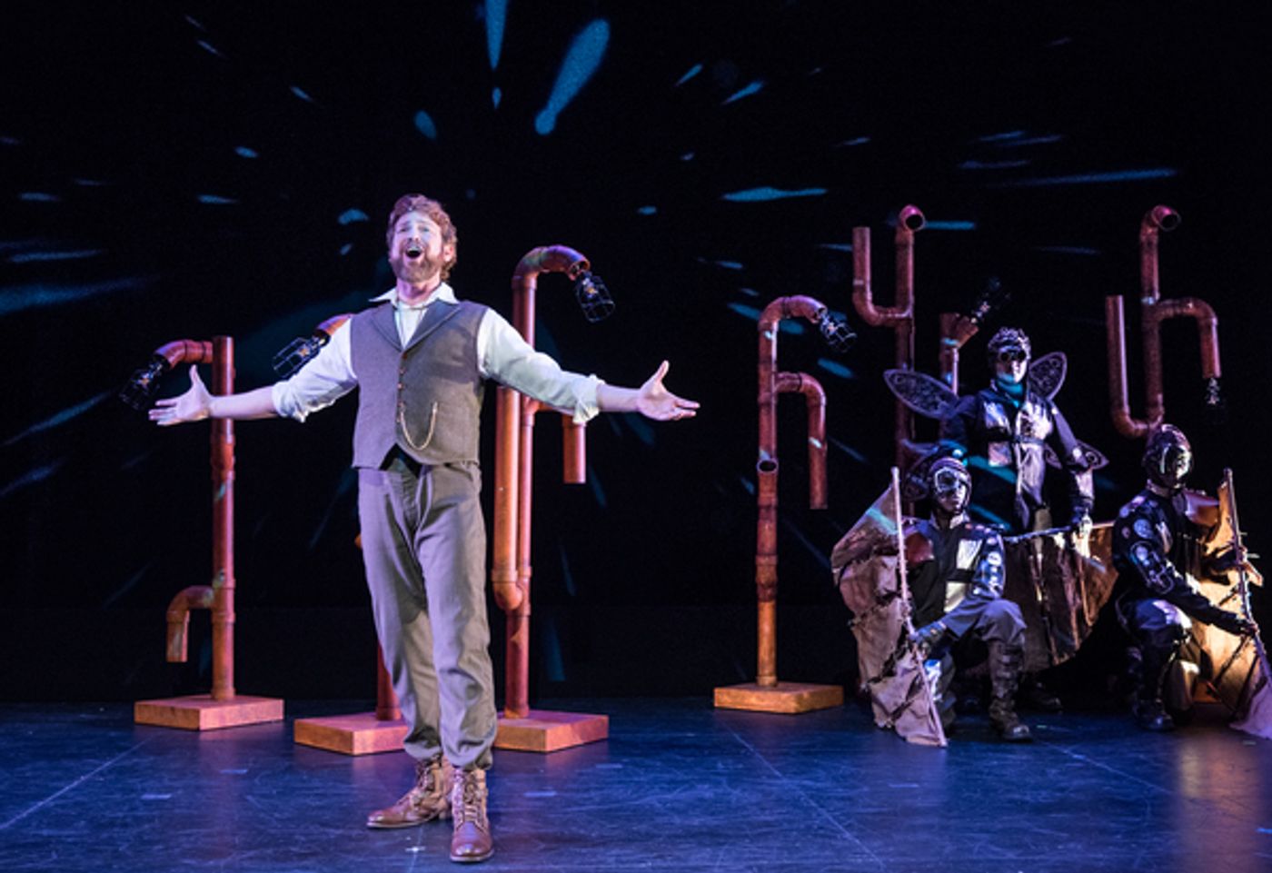 Photo Flash: It's Love in the Time of Dystopia! First Look at THE TIME MACHINE at NYMF  Image