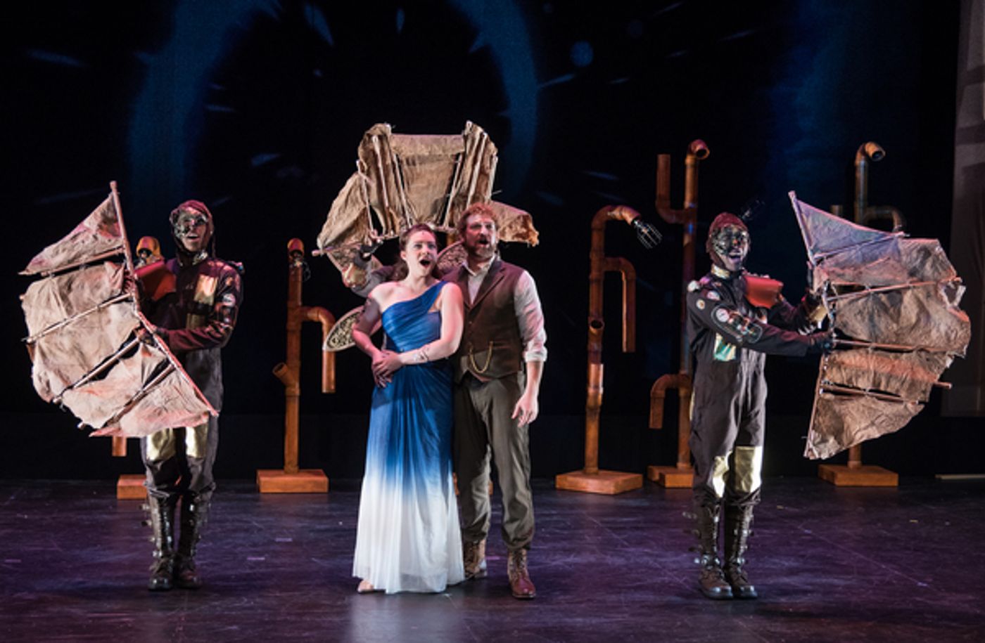 Photo Flash: It's Love in the Time of Dystopia! First Look at THE TIME MACHINE at NYMF  Image