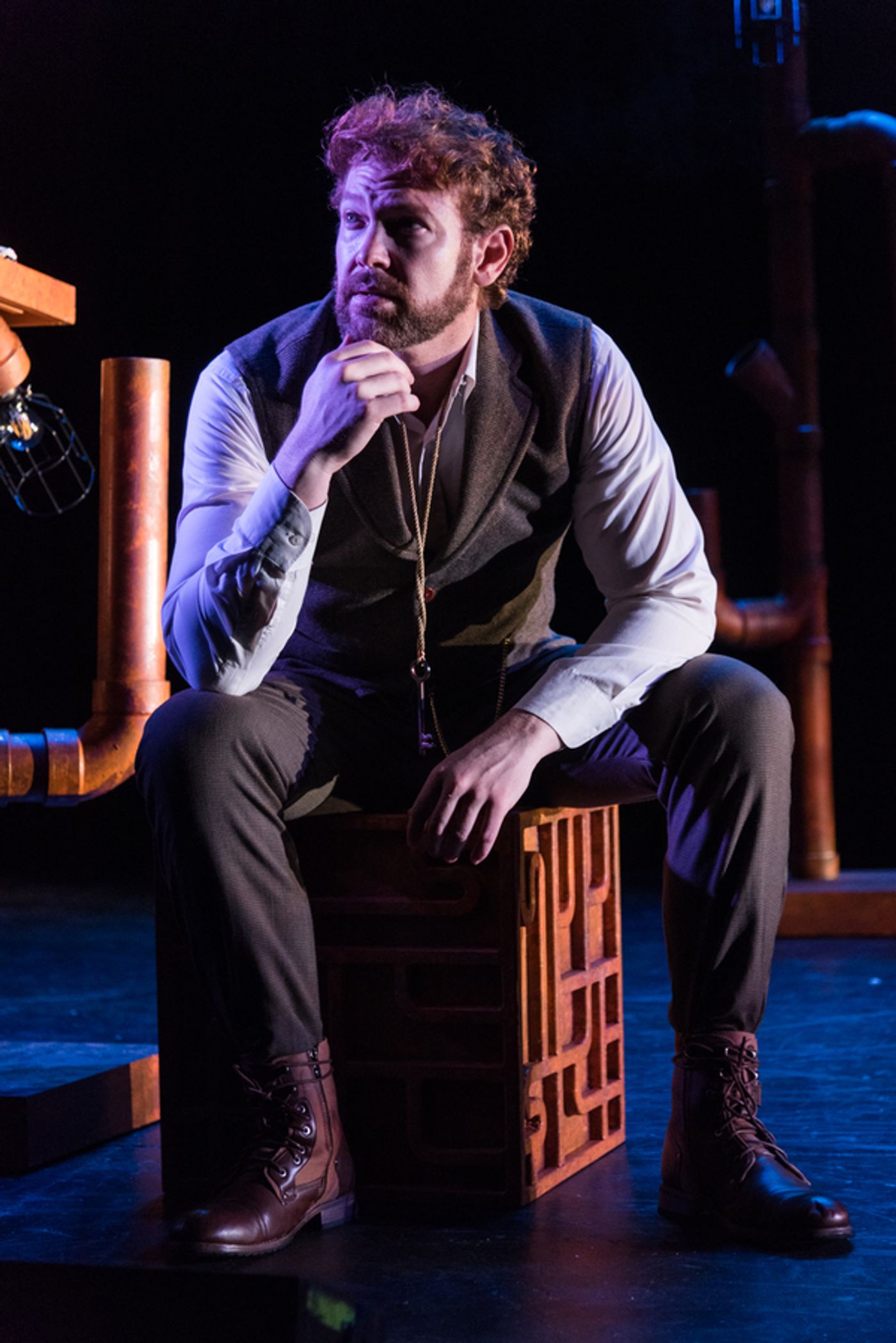 Photo Flash: It's Love in the Time of Dystopia! First Look at THE TIME MACHINE at NYMF  Image