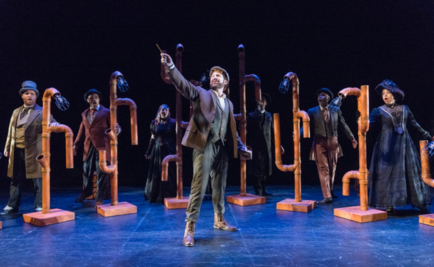 Photo Flash: It's Love in the Time of Dystopia! First Look at THE TIME MACHINE at NYMF  Image