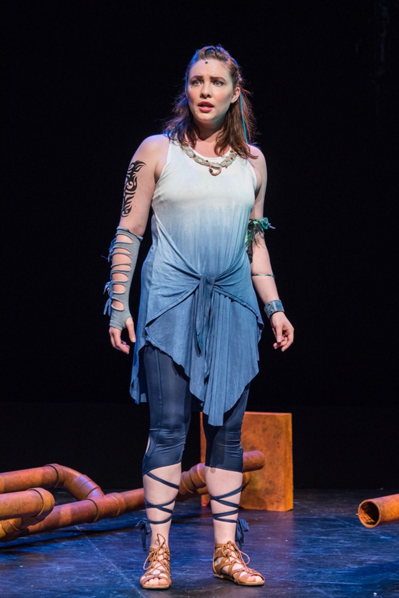 Photo Flash: It's Love in the Time of Dystopia! First Look at THE TIME MACHINE at NYMF  Image