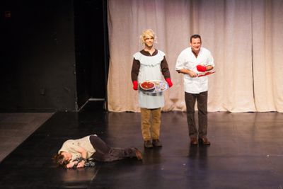 Richard Hollman, Sean Harris and Hanna Cheek  Photo