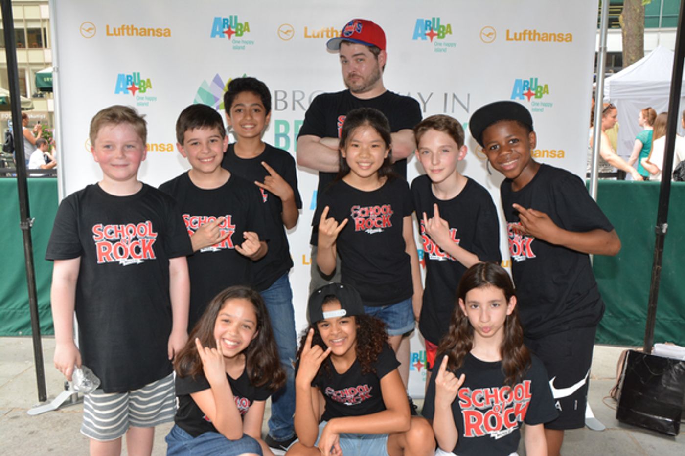 Photo Coverage: Casts of KINKY BOOTS, BEAUTIFUL & More Sing Out at Broadway in Bryant Park!  Image