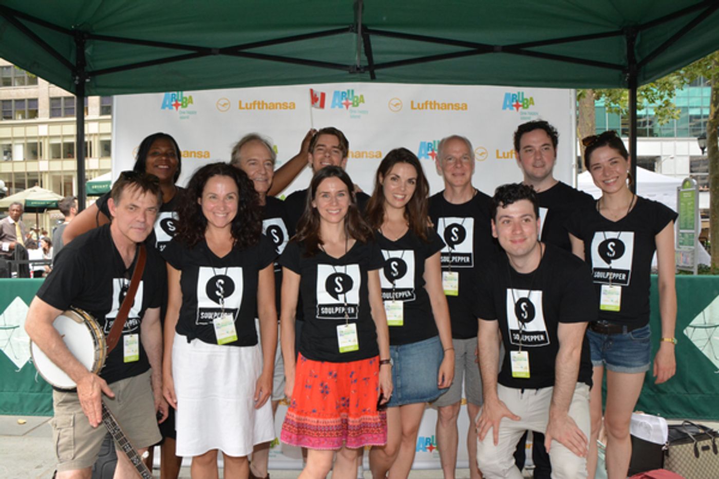 Photo Coverage: Casts of KINKY BOOTS, BEAUTIFUL & More Sing Out at Broadway in Bryant Park!  Image