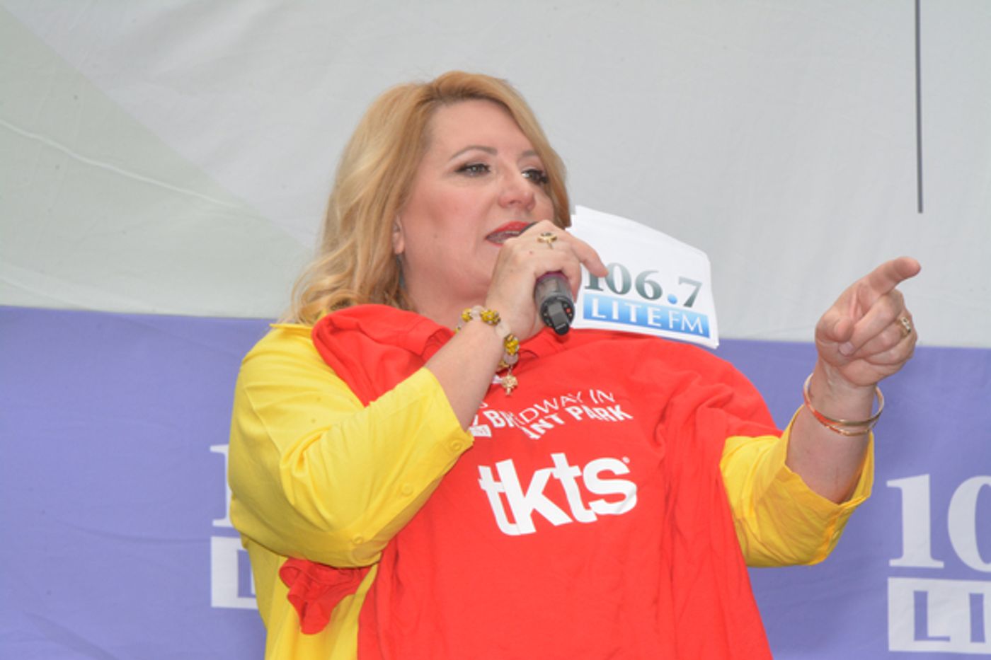 Photo Coverage: Casts of KINKY BOOTS, BEAUTIFUL & More Sing Out at Broadway in Bryant Park!  Image