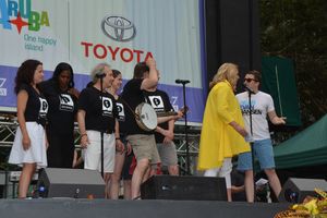 Deliah and Will Roland introduce Soulpepper- Raquel Duffy, Alana Bridgewater, John Ja Photo