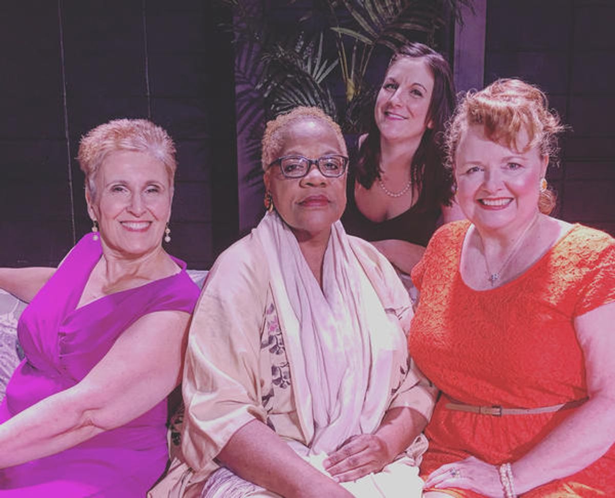 Mary Paolino (Blanche), Michelle L. Walker (Dorothy), Megan Ruggiero (Sophia), Mary V. Case (Rose) at 