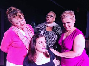 Mary V. Case (Rose), Megan Ruggiero (Sophia), Michelle L. Walker (Dorothy) and Mary Paolino (Blanche) @ BroadwayWorld Mary V. Case (Rose), Megan Ruggiero (Sophia), Michelle L. Walker (Dorothy) and Mary P Photo