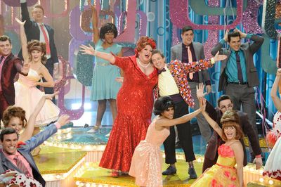 HAIRSPRAY LIVE! -- Pictured: (l-r) Harvey Fierstein as Edna Turnblad, Martin Short as Photo