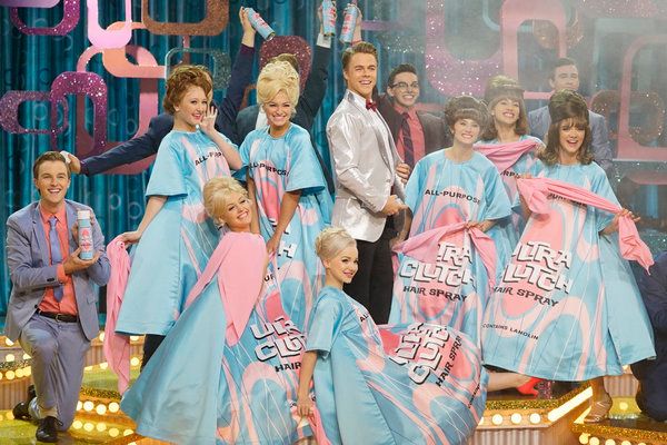HAIRSPRAY LIVE! -- Pictured: (l-r) Dove Cameron as Amber Von Tussle, Derek Hough as C Photo