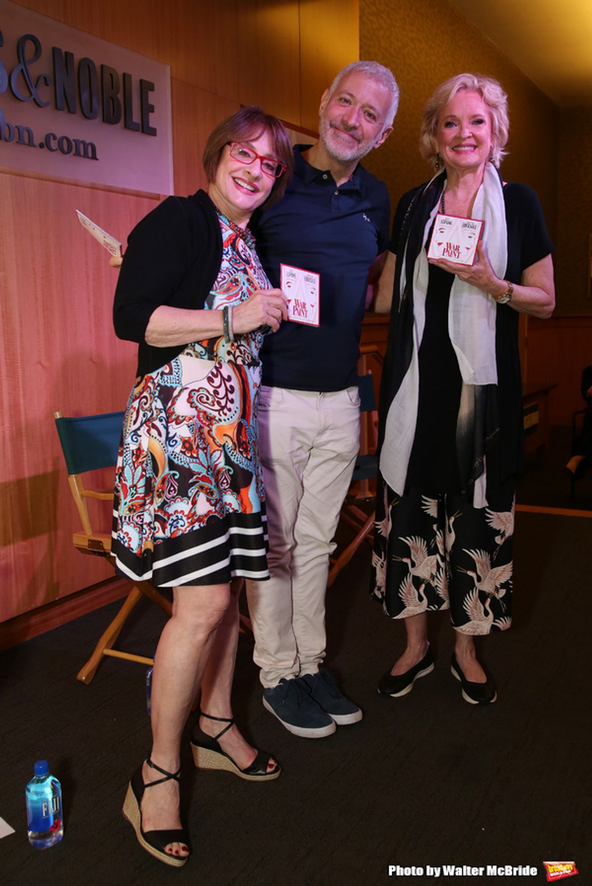 Patti LuPone, Scott Frankel & Christine Ebersole  at 
