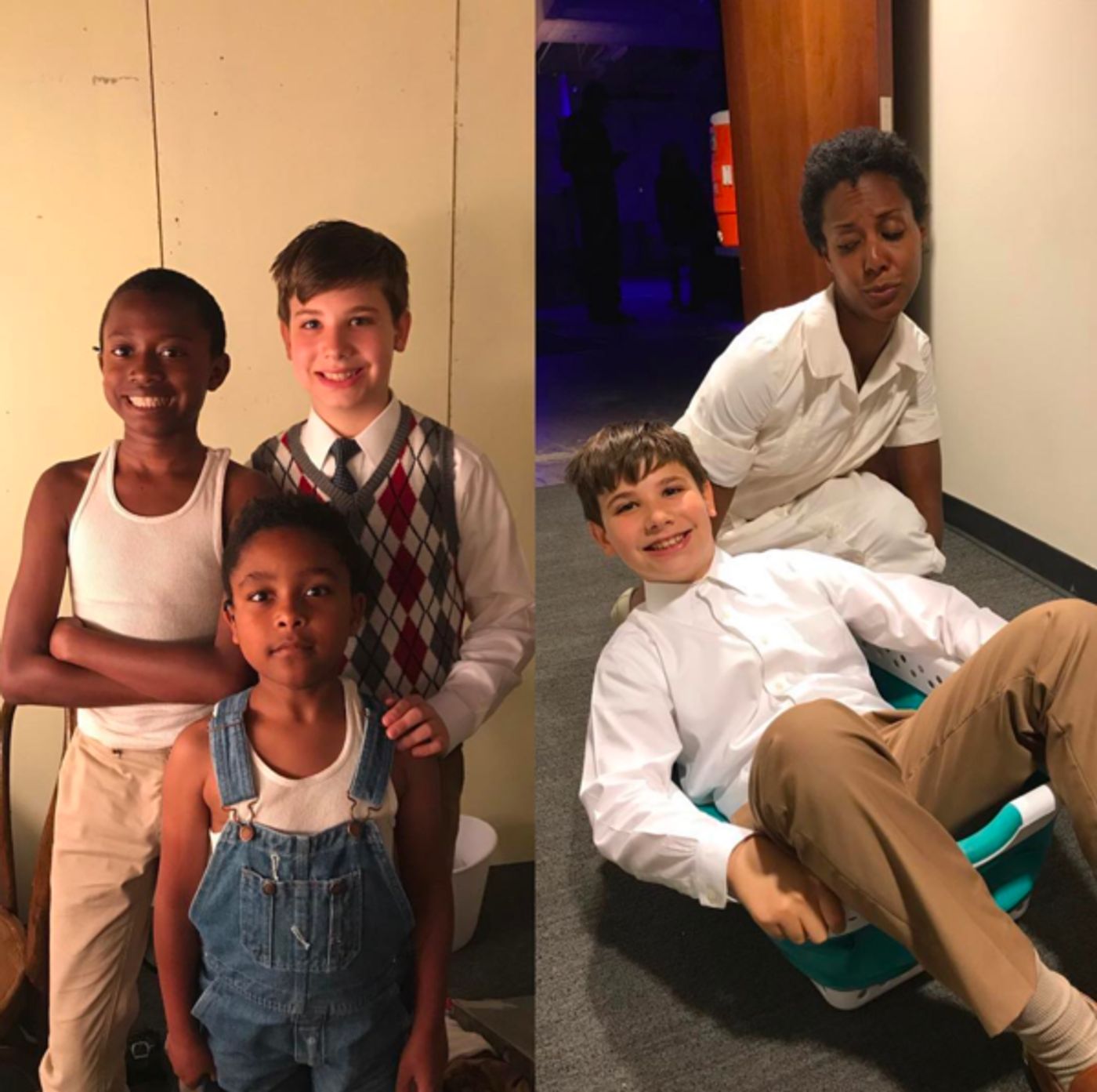 Photo Flash: WICKED Practices a Kiss Goodbye and More Saturday Intermission Pics  Image