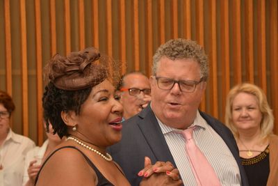 Andrea Frierson and James Morgan Photo
