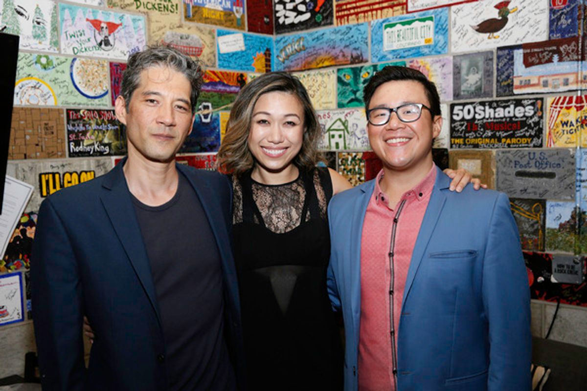 Daniel Smith, Angela Lin and Rammel Chan at 