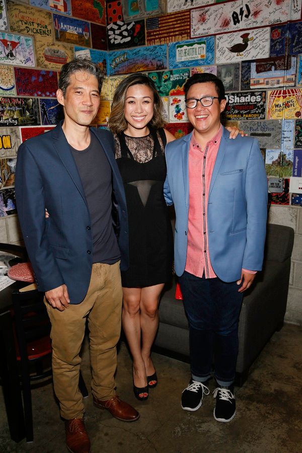 Cast members Daniel Smith, Angela Lin and Rammel Chan Photo