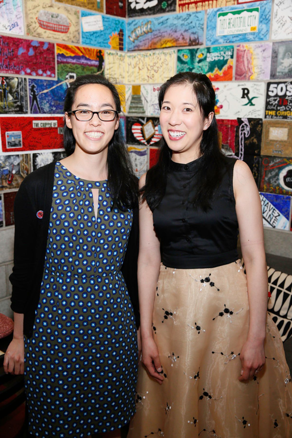 Playwright Lauren Yee and cast member Stephenie Soohyun Park at 