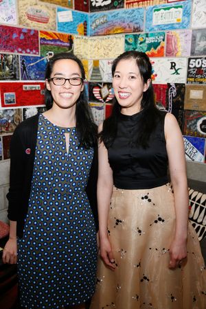 Playwright Lauren Yee and cast member Stephenie Soohyun Park Photo