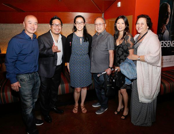 C.S. Lee, Kenny Yee, Lauren Yee, Ernest Hiroshige and Michelle Krusiec and Amy Hill Photo