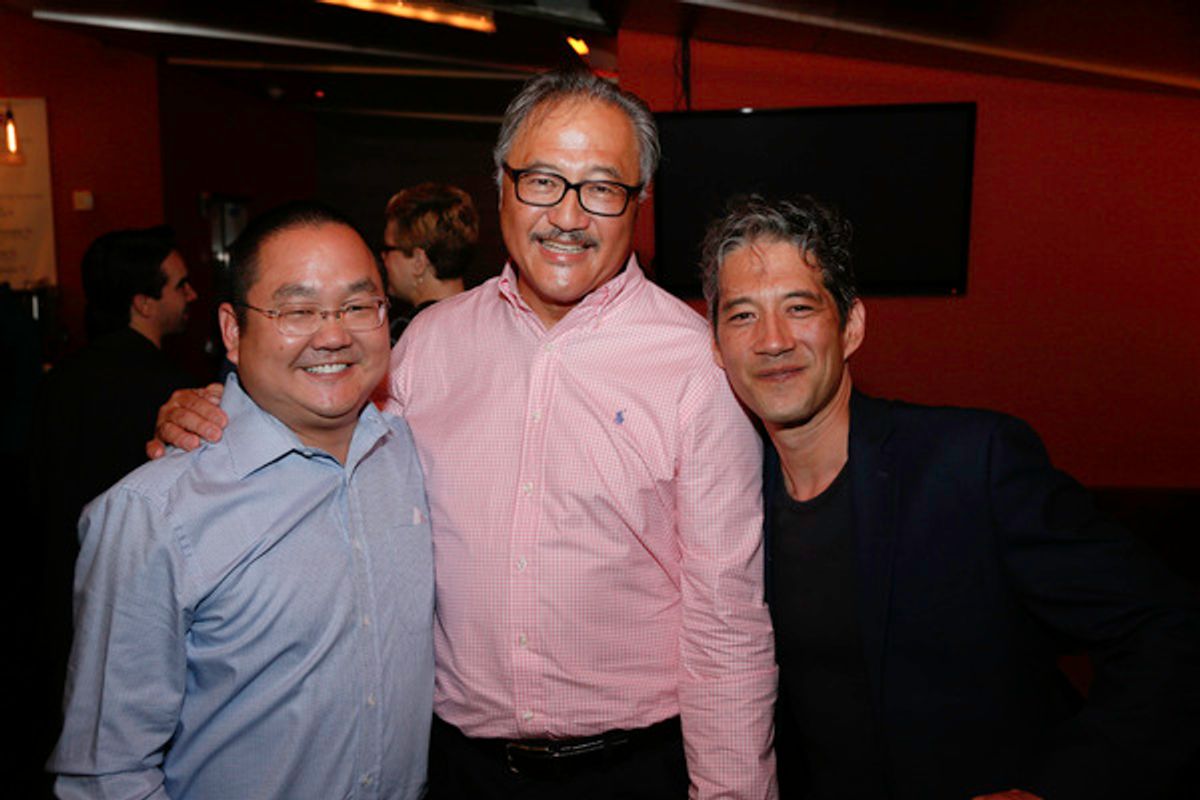 Aaron Takahashi, Larry Yee and Daniel Smith at 
