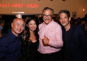C.S. Lee and Michelle Krusiec, Larry Yee and Daniel Smith Photo