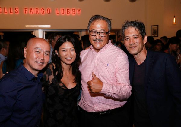 C.S. Lee and Michelle Krusiec, Larry Yee and Daniel Smith Photo