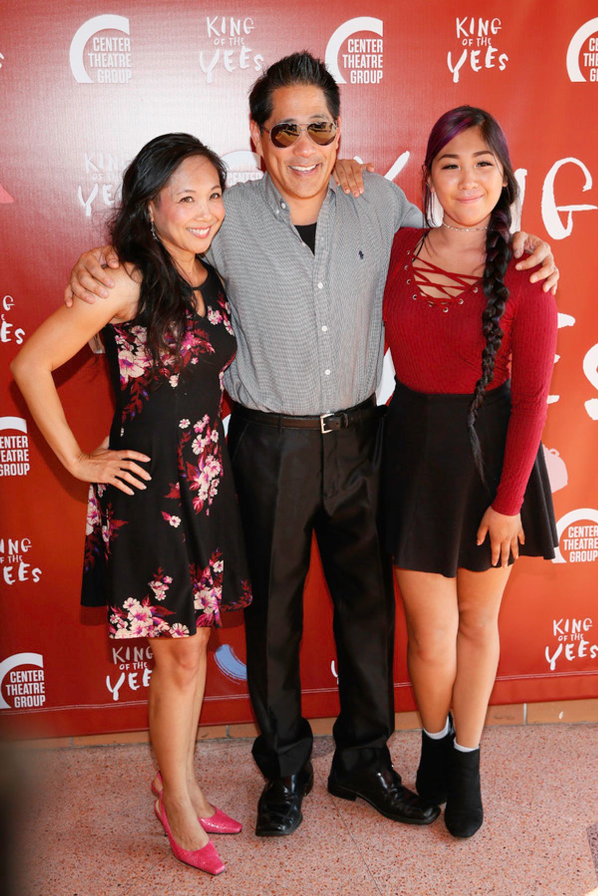 Jennifer Aquino, Kipp Shiotani and Sydney Shiotani at 