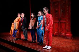 The cast takes their bow during the opening night performance of KING OF YEES at CTG's Kirk Douglas Theatre @ BroadwayWorld The cast takes their bow during the opening night performance of KING OF YEES at CTG' Photo